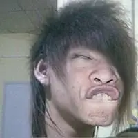 一个丑男头像打一成语