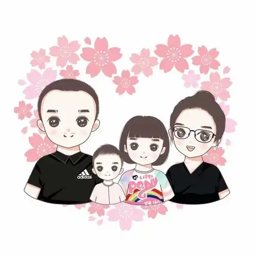 头像设计,一家三口,四口头像合集,有你想要的