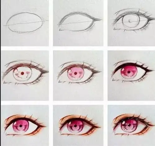 可爱的眼睛简笔画卡通可爱眼睛简笔画