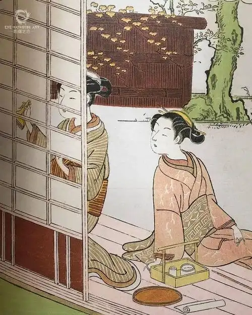 大师也"难过美人关":葛饰北斋与铃木春信的浮世绘美人图