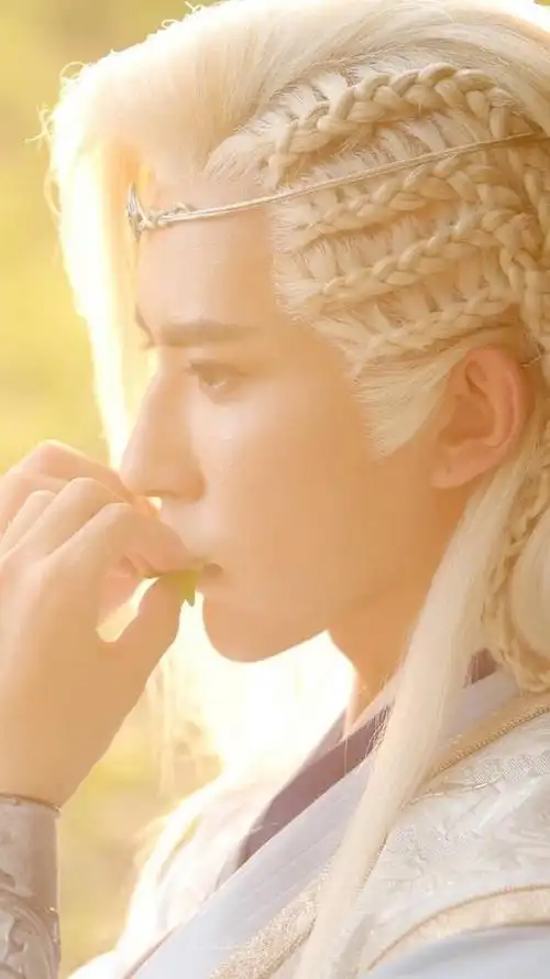 于朦胧新剧来袭(于朦胧新剧一头白发帅气俊朗)(1)