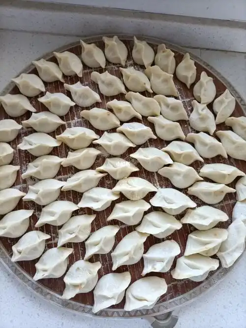 家庭版自制手工牛肉饺子:牛肉.红萝卜.大葱.生姜