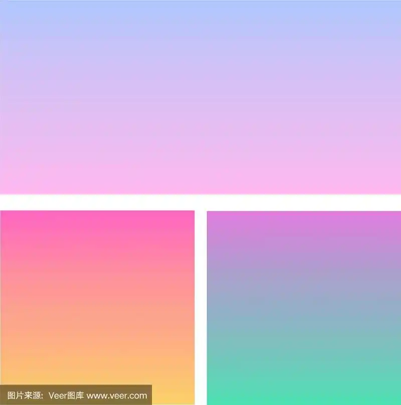 抽象的渐变球体,紫色,粉红色,蓝色