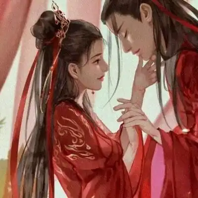 古风动漫超甜一对两张情侣头像高清超甜古风宠溺情侣头像图片