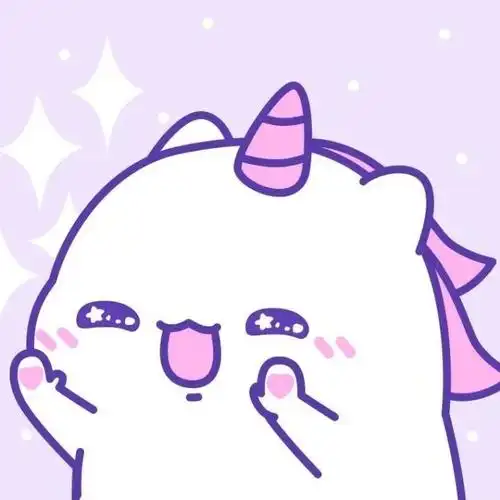 情侣头像独角兽系列超萌情头