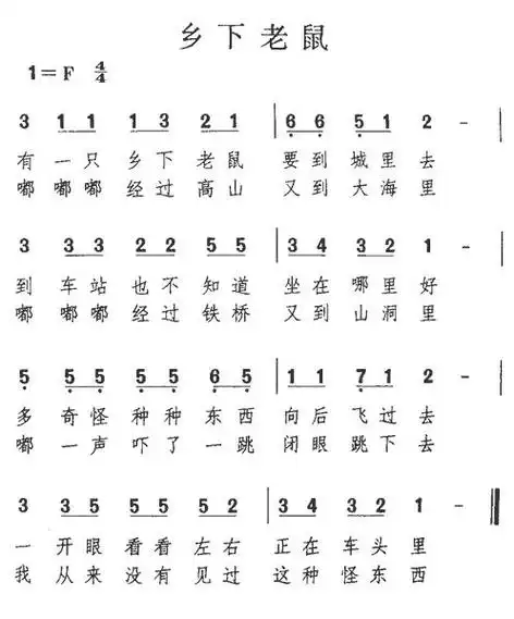 lovepu(传谱)查看更多>>(乡下老鼠) / lovepu传谱相关歌谱:[钢琴谱]