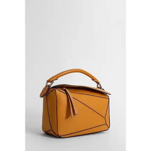 欧洲直邮香港直发loewe罗意威puzzle女士棕色几何手提斜挎单肩包