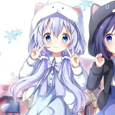 可爱到爆的闺蜜头像动漫高清图片