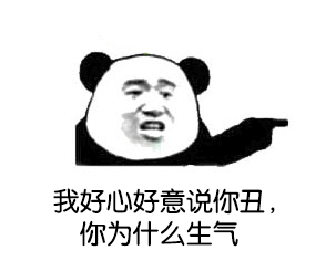 斗图我好心好意说你丑你为什么生气熊猫人gif动图_动态图_表情包下载