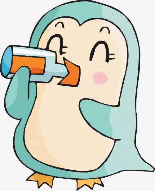 动物在河边喝水简笔画