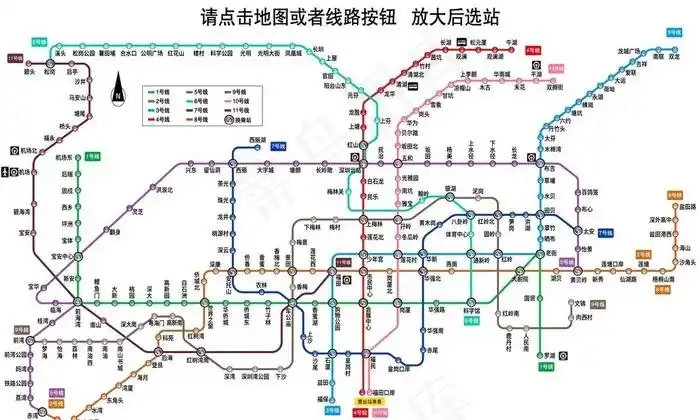 2020年深圳地铁线路图图片