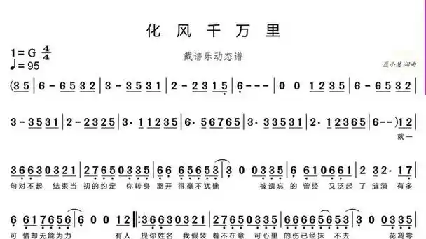 根据戴谱乐用户要求制作的《化风千万里》,乐器演奏,肯定非常好听