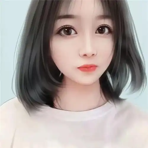 轻熟风清新脱俗唯美手绘女生头像图片