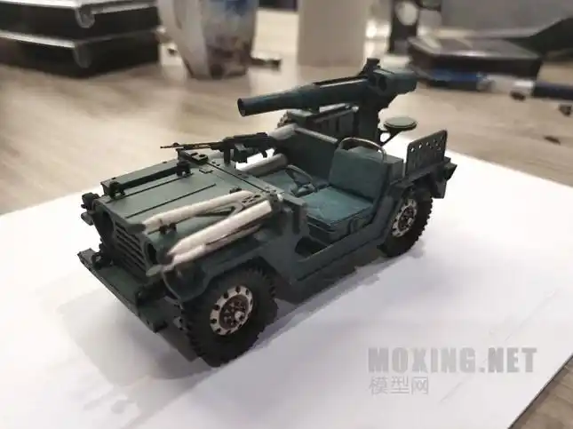 全纸制125m151a2陶氏导弹发射车