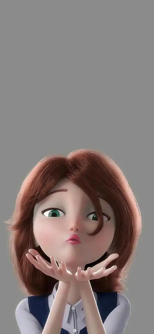 可爱3d卡通人物手机壁纸