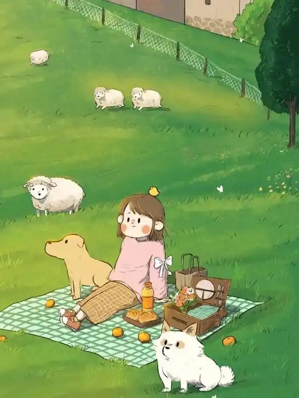 插画:这组治愈系清新小插画里,藏着你的春天