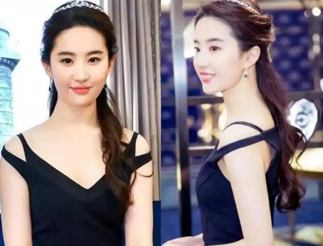 优雅天鹅颈,气质肩颈线,这就是刘亦菲输了古力娜扎的地方?