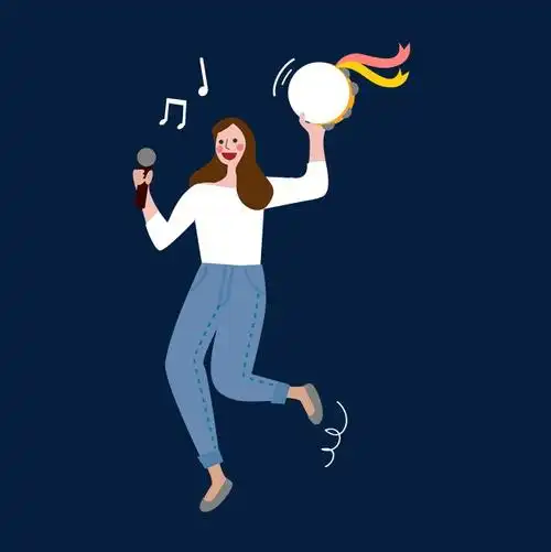 高考毕业女生手拿录取通知书开心笑卡通免抠元素