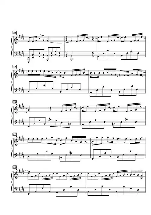 剩下的盛夏钢琴谱