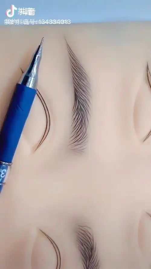 新技术野生仿真线条眉-美妆视频-搜狐视频