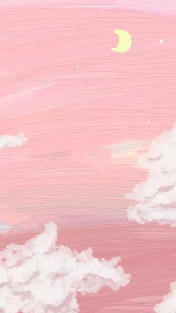 粉色油画质感壁纸