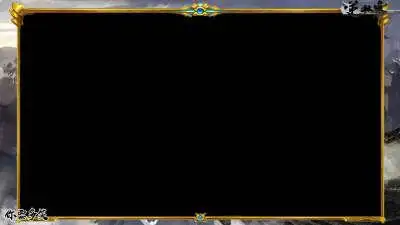 射击游戏守望先锋直播间背景边框模板美化摄像头边框横幅遮罩覆盖图片