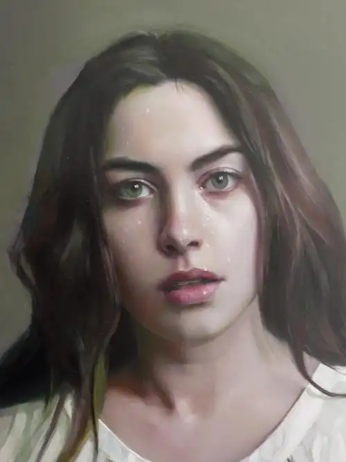 油画作品人物肖像的小细节