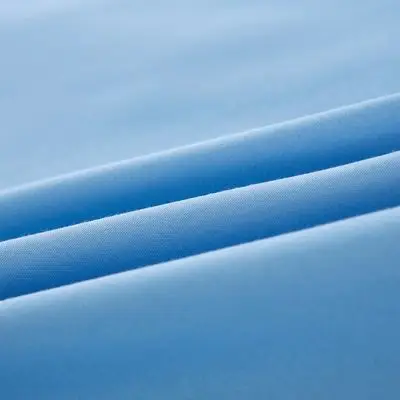 日韩简约纯色18米四件套床单天蓝色15米被套12米单人床品2米