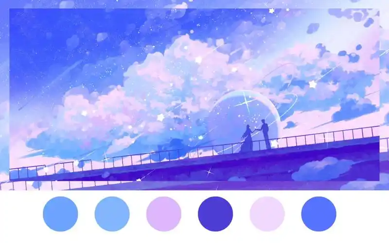 蓝紫色,梦的颜色