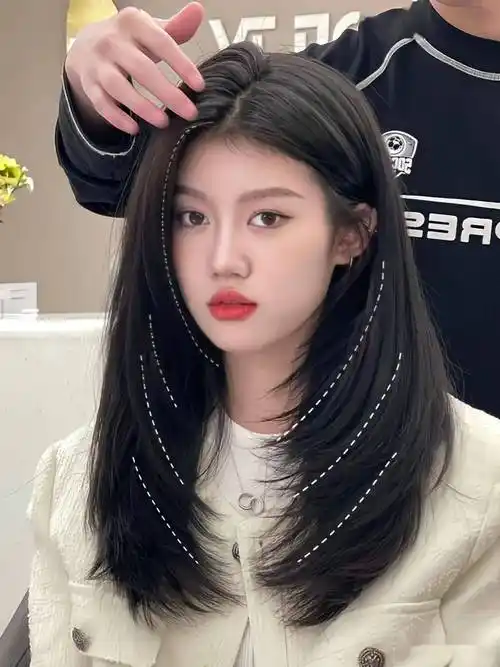 不烫发?" 高层次中长发 " 搞起!!_发型_中国_形象