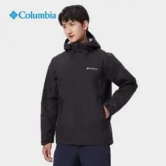 columbia哥伦比亚男款防水冲锋衣冲锋衣we8638短袖