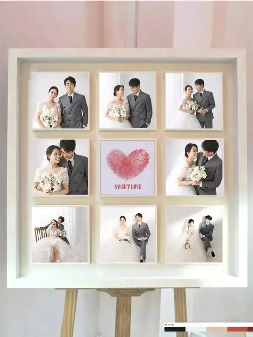 将我的主纱婚纱照做成相框最合适不过了