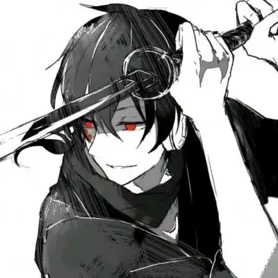 高冷帅气黑白丧系男头/不需要建_男生头像_我要个性网