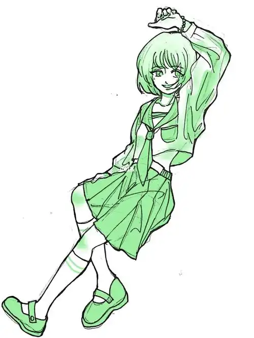 全身一色绘画练习