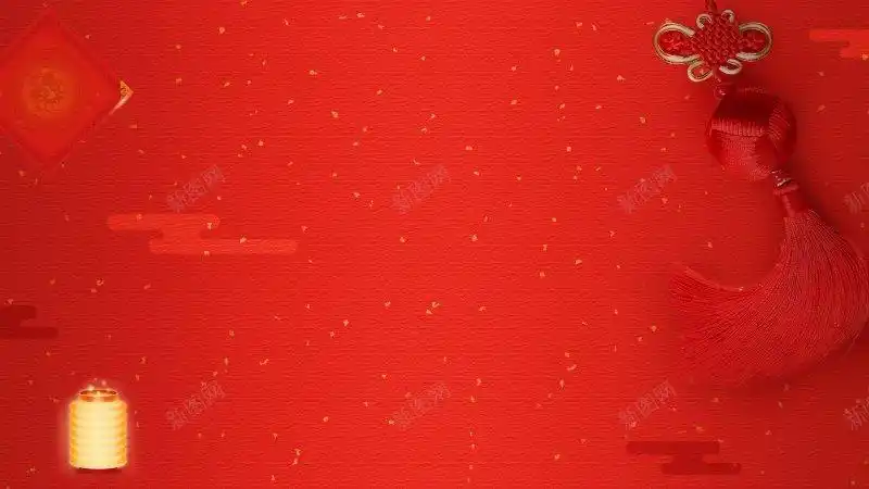 1920喜庆红色古街夜景两秒视觉1920两秒视觉画jpg高清背景_新图网