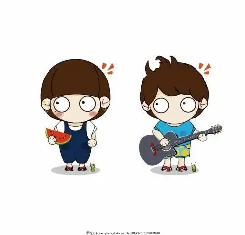 兄妹q萌头像一人一张-超萌头像-爱聚微信qq空间大杂烩