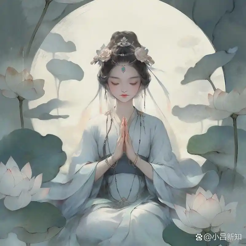 禅风头像 | 双手合十,心善者,必有大福报!