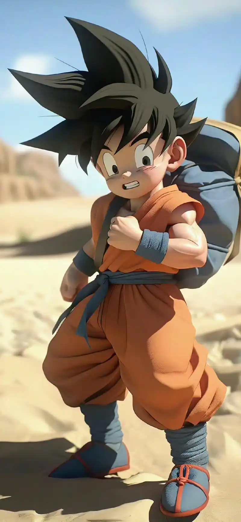 龙珠的赛亚人孙悟空4k高清壁纸