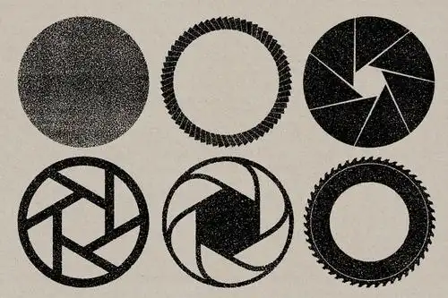 30款抽象标志徽标设计矢量几何图形纹理素材vectorshapestamps