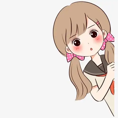 侧身看的学院风女孩