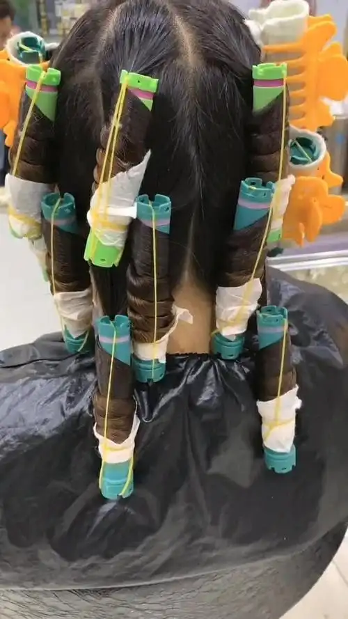 一款热烫水波纹烫发过程,希望大家喜欢_腾讯视频