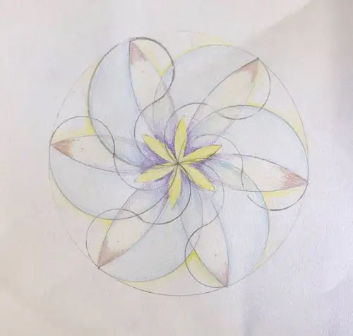 六(2)班 "用圆设计图案"作品展