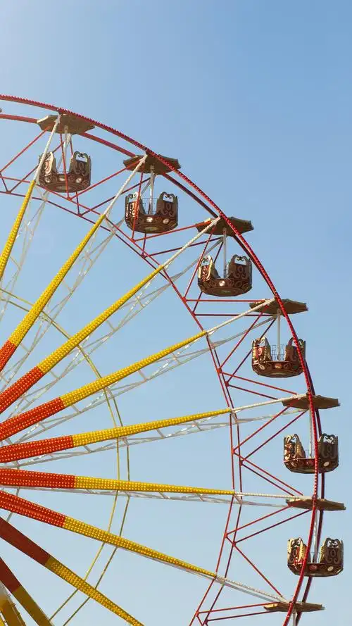 唯美摩天轮风景背景图,唯美摩天轮风景背景图高清(手机壁纸,幸福