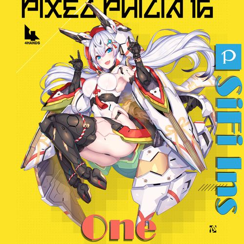 科幻机甲少女机娘半机械角色人物pixiv二次元原画原图素材半机械