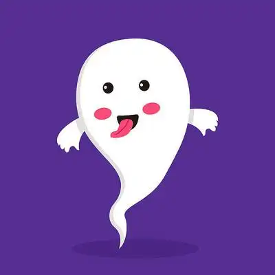 创意卡通手绘幽灵素材