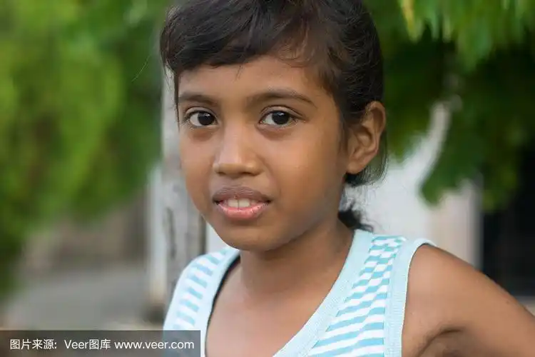 东帝汶女孩的肖像