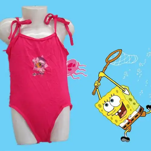 三角小泳衣 女童泳装详情图1