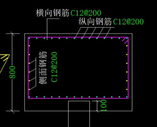 横向钢筋和纵向钢筋分别是
