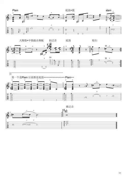 红色高跟鞋指弹谱_蔡健雅_技巧讲解 指弹演示视频5