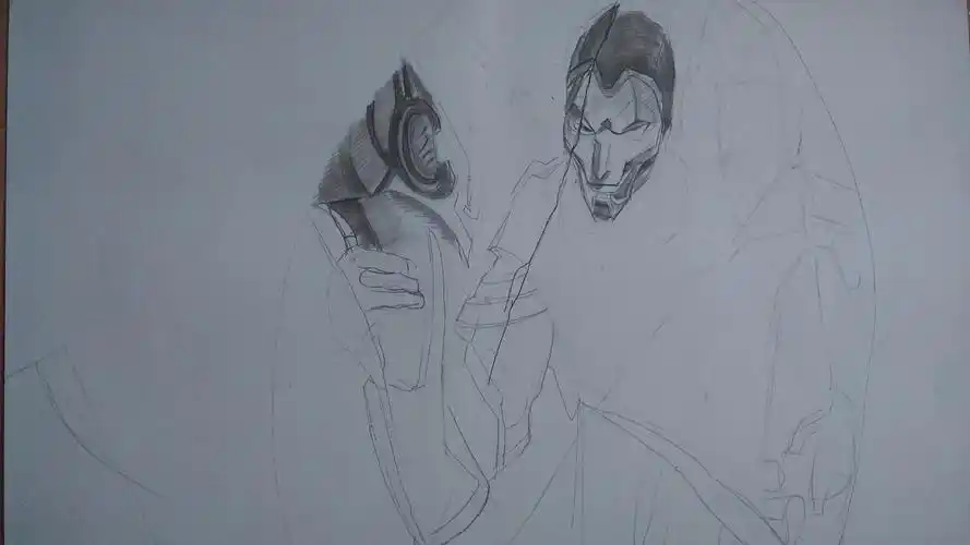 素描-戏命师-烬